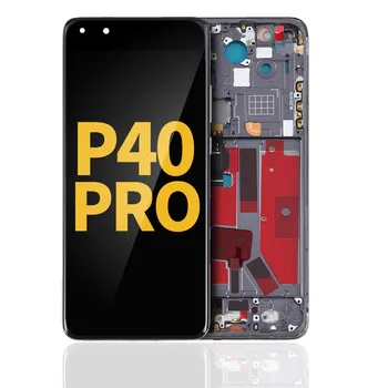 OLED-экран с заменой рамки для Huawei P40 Pro (восстановленный) (черный)