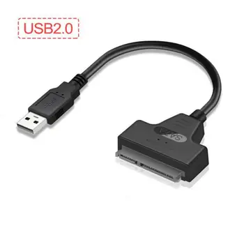 Кабель USB Sata, компьютерные кабели от Sata 3 до Usb 3.0, разъемы Usb 2.0, кабель-адаптер Sata, поддержка 2,5-дюймового SSD жесткого диска Hdd
