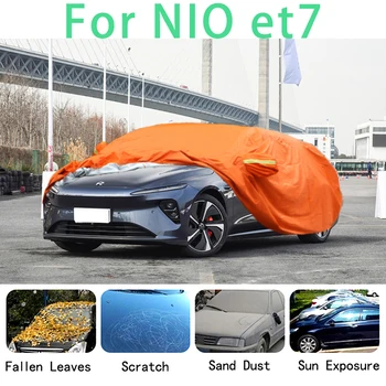 Для NIO et7 Водонепроницаемые автомобильные чехлы супер защита от солнца пыль Дождь защита автомобиля от Града автоматическая защита