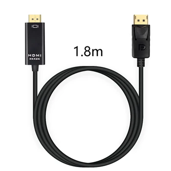 1,8 М/6 футов DisplayPort Display Port DP Штекер-HDMI Штекер M/M Кабель-адаптер для портативных ПК HD Проектор