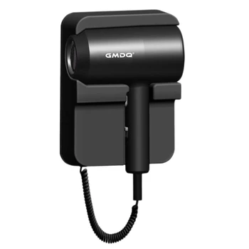 GMDQ Фен для волос с горячим и холодным ветром Электрический настенный вентилятор для ванной комнаты Отеля с отрицательными ионами С USB-кронштейном
