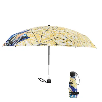 2019 Горячая Распродажа Карманный Мини-Зонт Anti UV Paraguas Солнцезащитный Зонтик От Дождя Ветрозащитный Легкий Складной Портативный Зонты для Женщин Мужчин