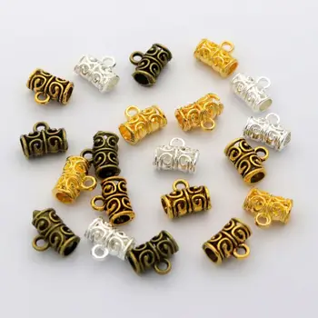 50шт 11x5 мм Смешанный тибетский золотой Серебряный металлический разъем для изготовления ювелирных изделий Diy Браслет Ожерелье Аксессуары Оптом