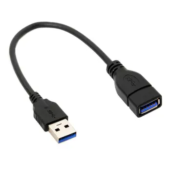 Удлинитель USB 3.0 Type-A от мужчины к USB 3.0 Type-A от женщины 20 см 5 Гбит/с