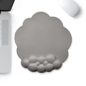 Клавиатура в форме облака, Подставка для запястий, Эргономичный Подставка для запястий, коврик для мыши, волокно с эффектом памяти, Прочный Удобный коврик для мыши для игр