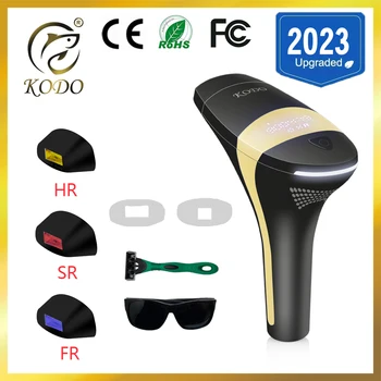 KODO 2023 Новая лазерная эпиляция волос Дропшиппинг Лидер продаж Лазерный Эпилятор Постоянный IPL Безболезненный Фотоэпилятор Бикини для лица и тела