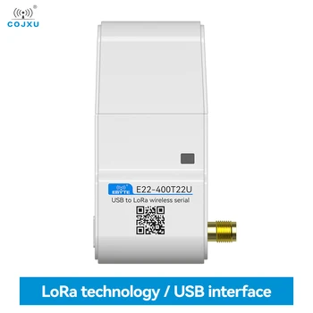 Модуль SX1268 LoRa 400 МГц USB Интерфейс COJXU E22-400T22U 22dBm DIP Беспроводной Модуль С Антенной на большие расстояния 5 км RSSI LBT