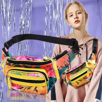 2023 Новая модная Холщовая Универсальная сумка с уникальной печатью, Лаконичная сумка для подмышек, сумка через плечо, сумка через плечо, спортивный стиль, Повседневная