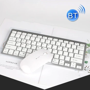 Ультратонкая Мини-беспроводная Bluetooth-клавиатура 2 в 1 + набор Bluetooth-мыши, поддержка системы Win /Android / IOS