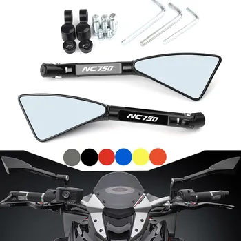 Мотоциклетные Зеркала для Honda NC750 Специальные Треугольные Алюминиевые Аксессуары Для Переоборудования Боковое Зеркало с Анодированной Окраской