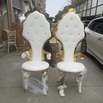 Складываемый дизайн из нержавеющей стали со спинкой черный обеденный стул для мероприятий белое золото уличные свадебные стулья
