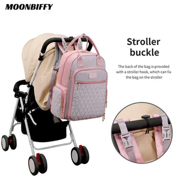 Сумки для подгузников, Рюкзак для беременных, Большие Объемные Дорожные сумки для мамы на открытом воздухе с крючками, Рюкзаки для мамы для беременных, сумки для подгузников