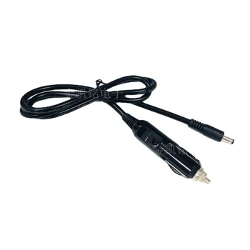 мощный Медный кабель 1 мм2, Штекер электрического автомобильного зарядного устройства из дерева к штекерной головке DC5.5 * 2.1 мм, Шнур питания автомобильного зарядного устройства 10A, 1 м