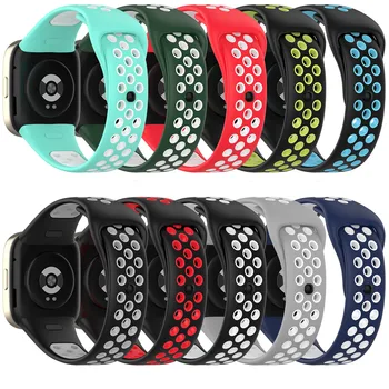 Ремешок Для Redmi Watch 3 Мягкий Силиконовый Сменный Ремешок Для Часов, Браслет-Ремешок Для Часов Redmi Watch3, двухцветный Ремешок