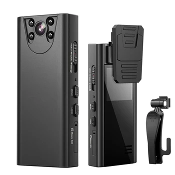 Danruiee A30 Камера безопасности 1080P HD инфракрасная мини-камера ночного видения 1,3-дюймовая полицейская камера 160 ° Маленькая видеокамера для ношения на теле