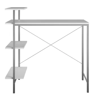 Боковой стол для хранения вещей - Белый Стол для ноутбука, Компьютерный стол, Офисный стол, Мебель для рабочего стола
