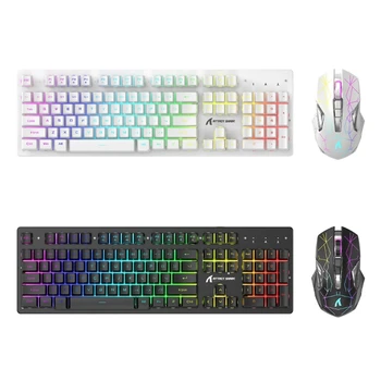 Игровая клавиатура Колпачки для клавиш клавиатуры с RGB подсветкой, Мышь для геймеров, Игровая мышь