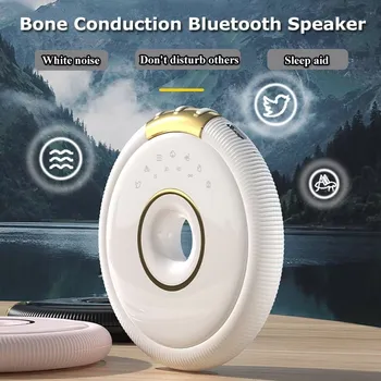 2023 Мини Динамик Костной Проводимости Портативная Музыкальная Шкатулка Bluetooth С Белым Шумом, Звуковая Система Для Сна Под Подушкой Для Домашнего Путешествия
