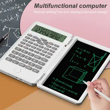 ABS 240 Арифметических функций, Цифровой калькулятор, Портативный планшет для письма с ЖК-экраном, Складной Научный калькулятор, Канцелярские принадлежности