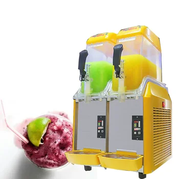 Коммерческая Машина для приготовления Слякоти 6Л 12Л, Автоматическая очистка, 4 режима, Домашний Диспенсер для приготовления Слякоти, Оборудование для приготовления Коктейлей, Напитков, мороженого