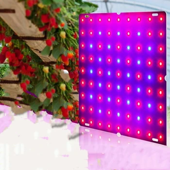 Светодиодное освещение растений 45 Вт в качестве заполняющего света, красная и синяя лампа для выращивания растений мощностью 25 Вт, 110 В, 220 В, панельные светильники