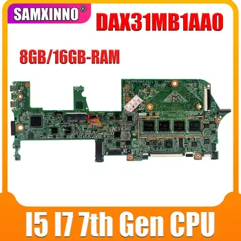 DAX31MB1AA0 DA0X31MBAF0 Для HP Spectre X360 13-AC 13-W Материнская плата ноутбука с процессором i5 i7 8 ГБ/16 ГБ памяти 907558-601 918042-601