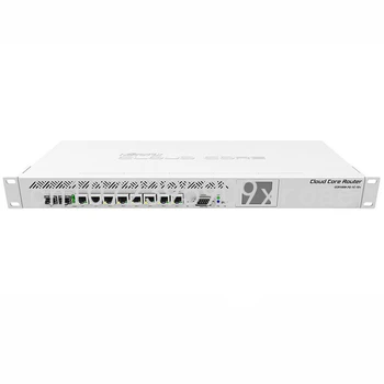 RU Склад CCR1009-7G-1C-1S + 1U для установки в стойку, 7x Gigabit Ethernet, 1x комбинированный порт (SFP или Gigabit Ethernet)