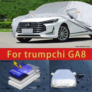 Для Trumpchi GA8 Наружная защита, полные автомобильные чехлы, Снежный покров, солнцезащитный козырек, водонепроницаемые пылезащитные внешние автомобильные аксессуары