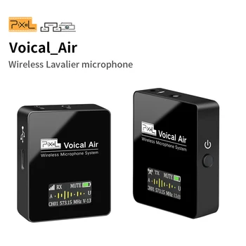 Pixel Voical Air Беспроводной Петличный микрофон с лацканами, Микрофон с шумоподавлением, Ручной конференц-видеосъемка, мобильный телефон