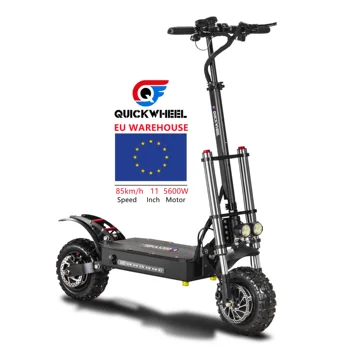 Склад в ЕС Китайских производителей скутеров 5600 Вт 85 Км Скорость Складной двухмоторный Электрический скутер для взрослых