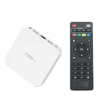 МИНИ Smart TV Box Android 10 4 + 32 ГБ 4K Ultra HD Wifi Медиаплеер МИНИ TV BOX Android10 телеприставка-EU Plug