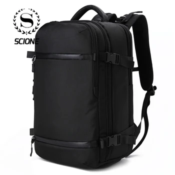 Scione Мужские Многофункциональные рюкзаки с USB-зарядкой, Большие Вместительные Дорожные сумки через плечо, Водонепроницаемая обувь для ноутбука, Классический рюкзак