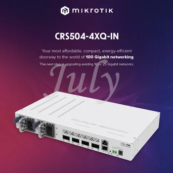 Интеллектуальный управляемый коммутатор MikroTik CRS504-4XQ-IN 100 Гбит/с В стойке QSFP28