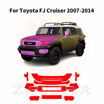 ZHUAIYA 7,5 толстая Предварительно Вырезанная Краска Для Автозащитной Пленки Прозрачный Бюстгальтер PPF Decal Kit Для Toyota FJ Cruiser 2007-2014