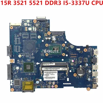 Для Dell 15R 3521 5521 Материнская плата ноутбука 760R1 0760R1 CN-0760R1 VAW00 LA-9104P Основная плата DDR3 С процессором I5-3337U 100% Рабочая