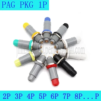 1 Комплект PAG PKG 1P 2 3 4 5 6 7 8 9 10 12 14 Штыревой Медицинский Пластиковый двухтактный Самоблокирующийся штекер и фиксированный гнездовой разъем