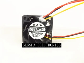 новинка для Sanyo 9GV0412J314 Серверный квадратный вентилятор постоянного тока 12 В 0.60A 40x40x28 мм 3-проводный