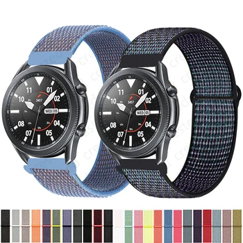 20 мм/22 мм Huawei watch GT-2-2e-pro Ремешок для Samsung Gear S3 Frontier нейлоновый браслет Galaxy Watch 3 45 мм/46 мм/42 мм/active 2 band