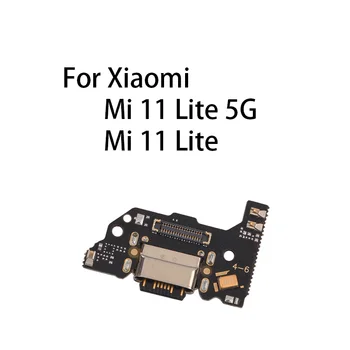 USB-порт для зарядки, плата с гибким кабелем, разъем для Xiaomi Mi 11 Lite 5G/Mi 11 Lite M2101K9AG