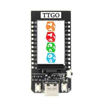 LILYGO® TTGO T-Display ESP32 Плата обнаружения модулей Wi-Fi и Bluetooth с ЖК-дисплеем 1,14 дюйма