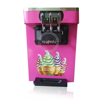 Машина для приготовления молочно-фруктового мороженого, холодильник с компрессором 1,8 кВт 18Л, Коммерческая машина для приготовления мягкого мороженого с 3 вкусами