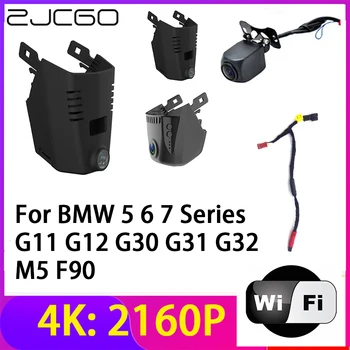 ZJCGO 4 К 2160 P Регистраторы Видеорегистраторы для автомобилей Камера 2 Объектива Регистраторы Wi Fi Ночное Видение BMW 5 6 7 Серии G11 G12 G30 G31 G32 M5 F90