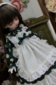 Одежда для куклы BJD подходит для 1-3 1-4 1-6 размеров модное платье белое платье с головным убором аксессуары для куклы