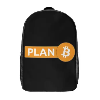 17-дюймовый плечевой рюкзак Plan B (itcoin) Прочный Графический Винтажный уютный рюкзак для путешествий