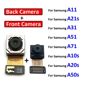 Новая Задняя Большая Задняя Камера Гибкий Кабель Модуль Основной камеры Фронтальная Камера Для Samsung Galaxy A11 A21S A31 A41 A71 A10s A20s A50s