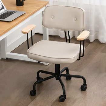 Скандинавские Удобные Офисные Кресла С Расслабляющей Подушкой, Современные Офисные кресла для отдыха, Подъемное Поворотное Кресло, Мебель Sillon Oficina