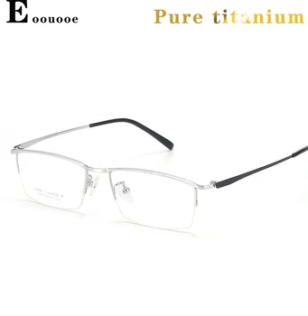Титановая оправа для очков Hlaf, мужские оптические очки, сверхлегкое IP-покрытие Gafas, высокое качество