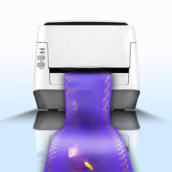 принтер из атласной ленты из тафты для цветочного магазина, использующий цифровой термопринтер из тафты