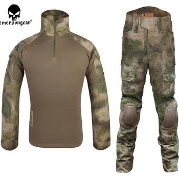 Армейская военная форма EMERSON BDU Gen2, боевая рубашка, брюки и колодки AT-FG, камуфляжная форма em6922, оптовая цена, боевой страйкбол