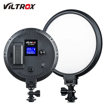 Viltrox VL-300T 3300 K-5600 K 18 Вт CRI 95 + 7 Дюймов al Ультратонкий Двухцветный Круговой светодиодный светильник с регулируемой яркостью для Видеосъемки камерой